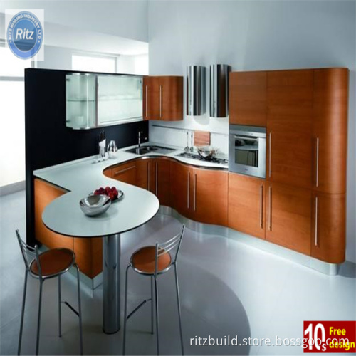 Good Design Customized House Size MDF Lacquer Bake Finish Kitchen Cabinet Home Cabinet